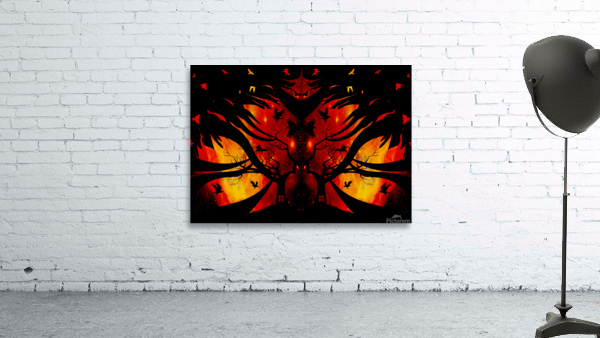 Red Fantasy Wall Preview