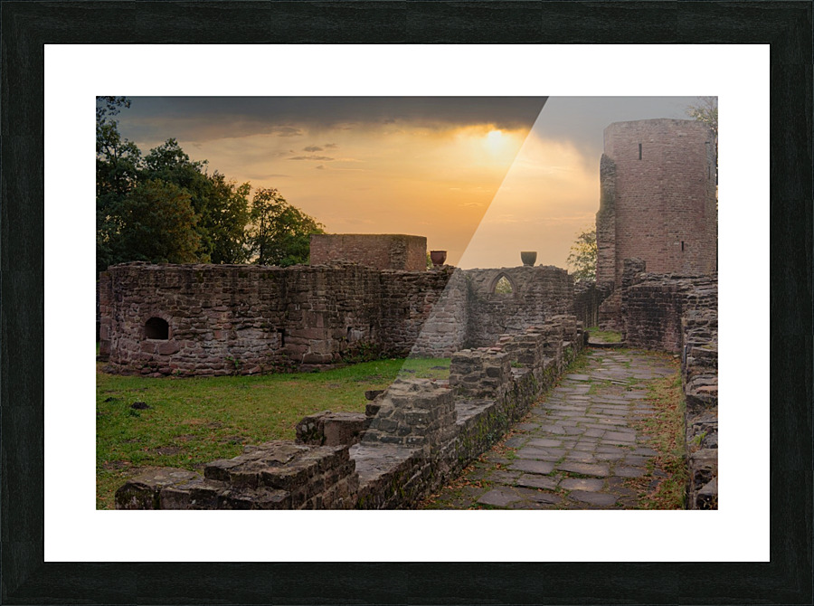 Monastery Ruin St. Michael Picture Frame print