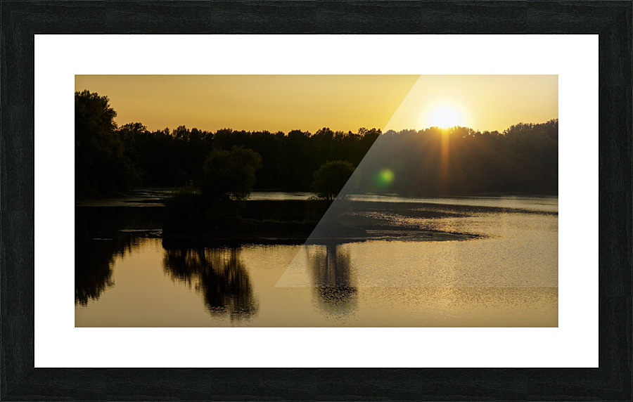 Rohrhofer Lake Picture Frame print