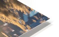 Sunset on the fields HD Metal print