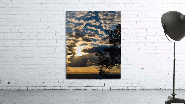 Sunset over castle Schauenburg Wall Preview