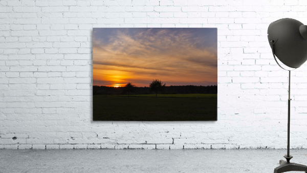 Sunset on the fields Wall Preview
