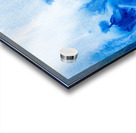 Abstract blue watercolor painting Acrylic print