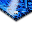 Abstract blue painting.   Acrylic print