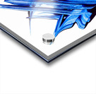 Abstract blue painting.   Acrylic print