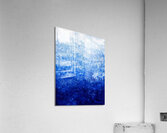 Abstract blue painting Acrylic Print