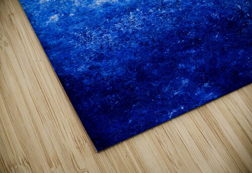 Abstract blue painting TAHDAINI puzzle