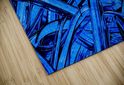 Abstract blue painting.   TAHDAINI puzzle