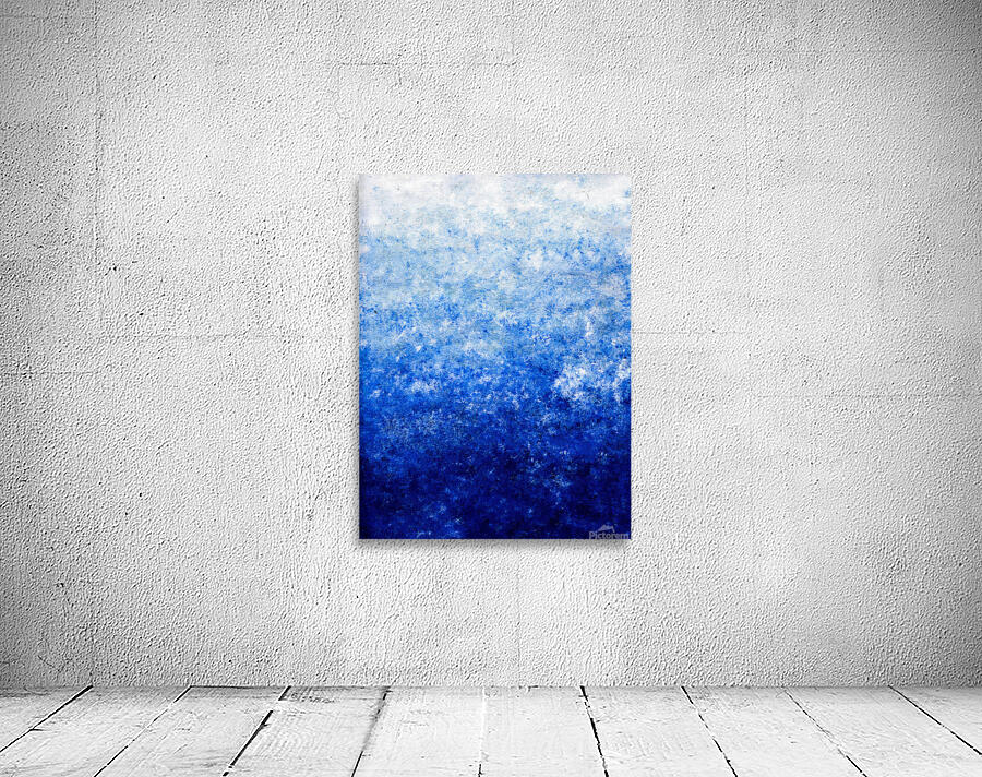 Abstract blue painting Wall Preview