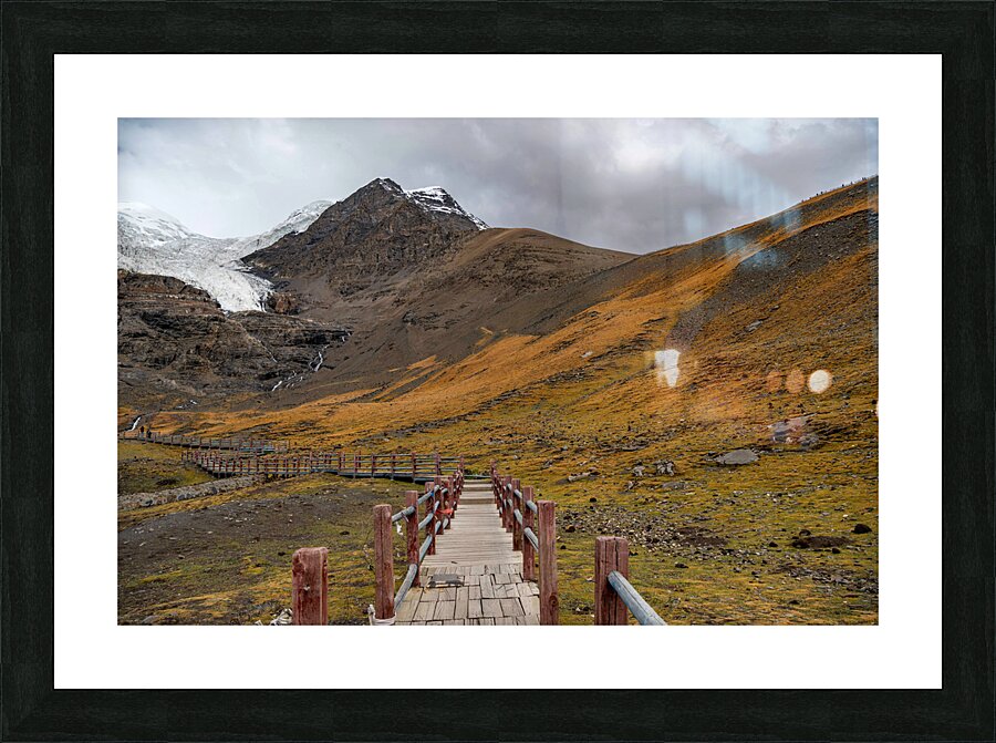 Glacier  Picture Frame print