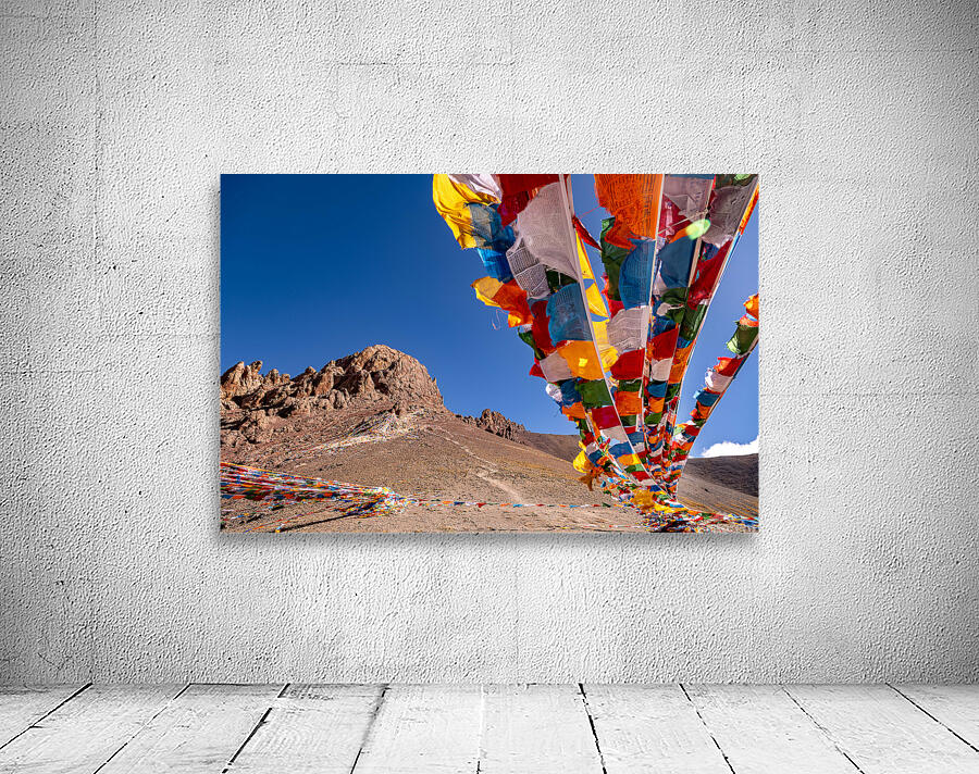 Tibets holy ribbons Wall Preview