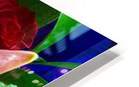 RoseTulipsGreens HD Metal print