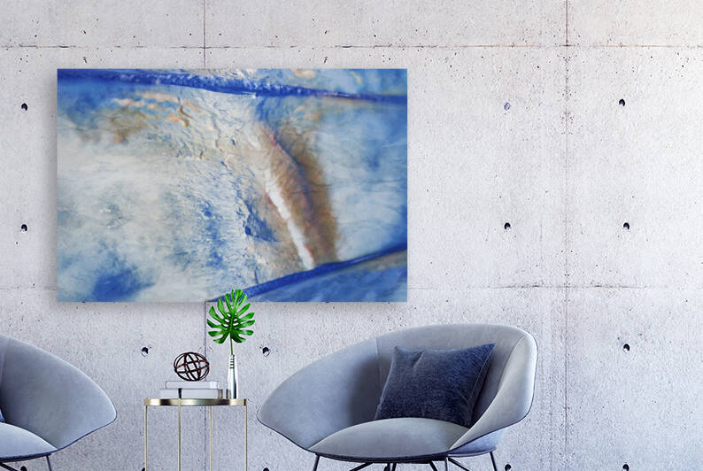 BLUE ABSTRACT PATTERN plank background grunge by inQue Style