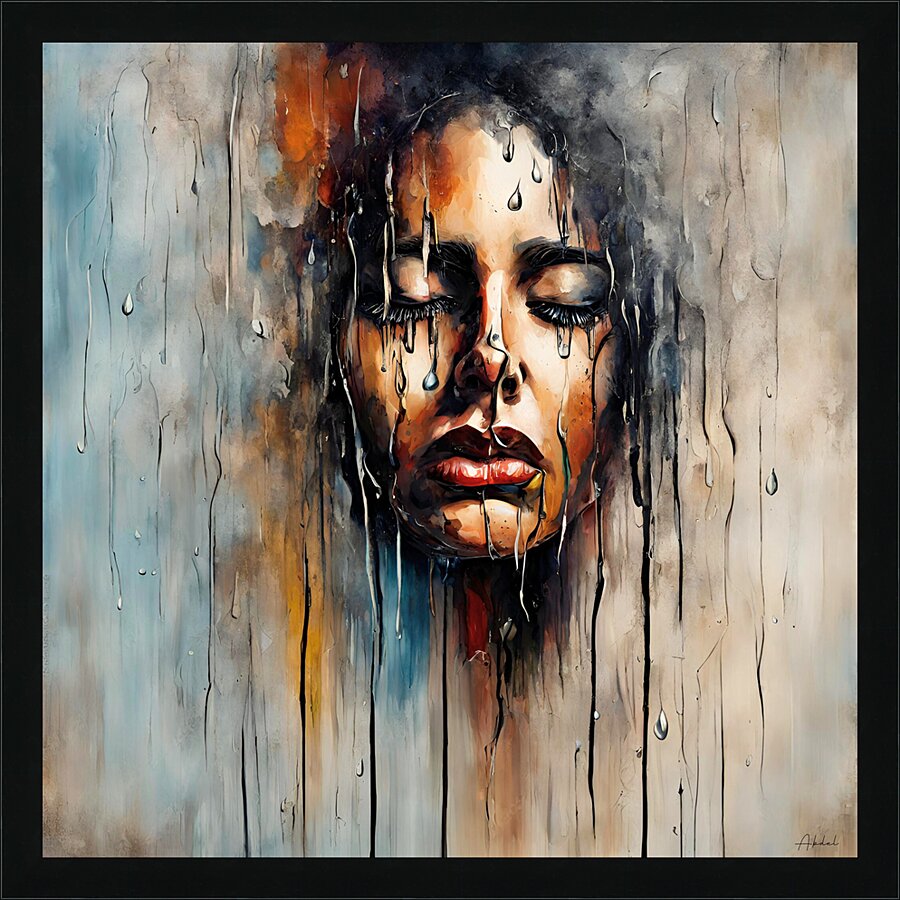 Silent Tears Picture Frame print