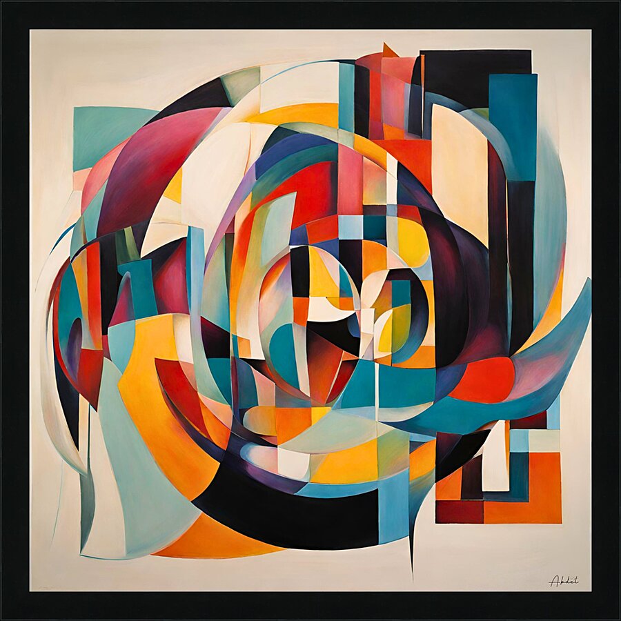 Abstract Radiance 1 Picture Frame print