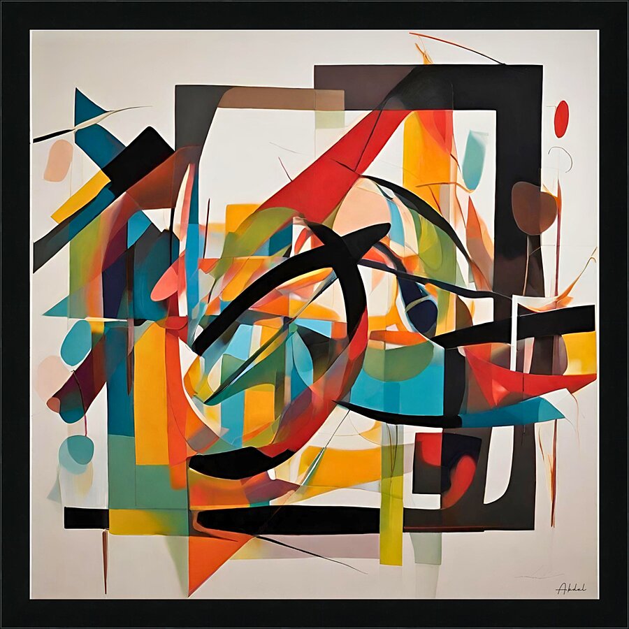 Abstract Radiance 3 Picture Frame print