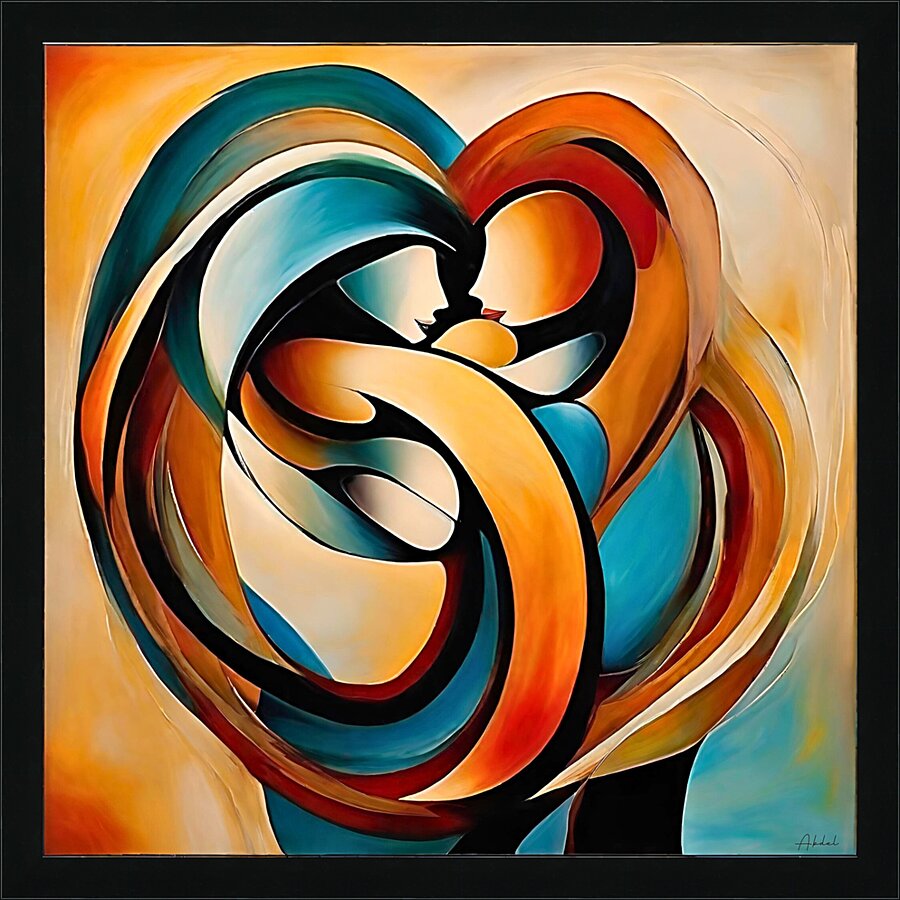 Eternal Embrace Picture Frame print