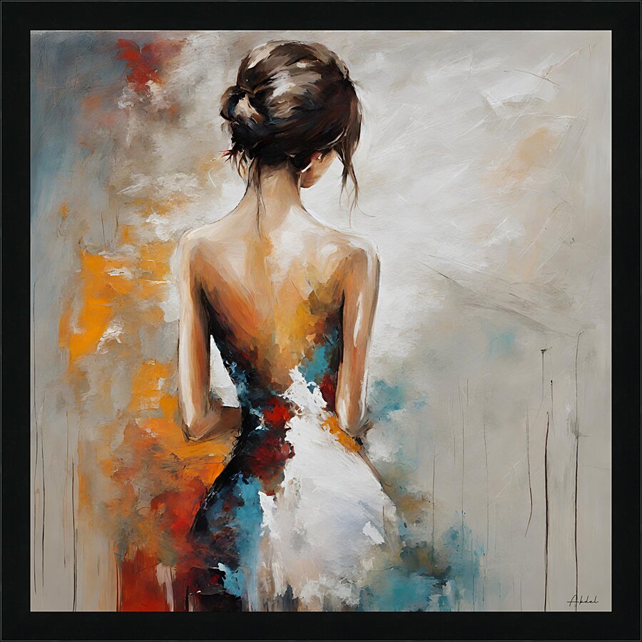 Graceful Contours Picture Frame print