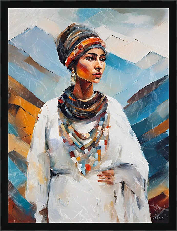 Berber Elegance Picture Frame print