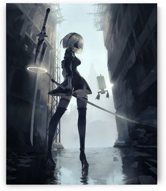 NieR Automata by MikeVPfaff Wall Art