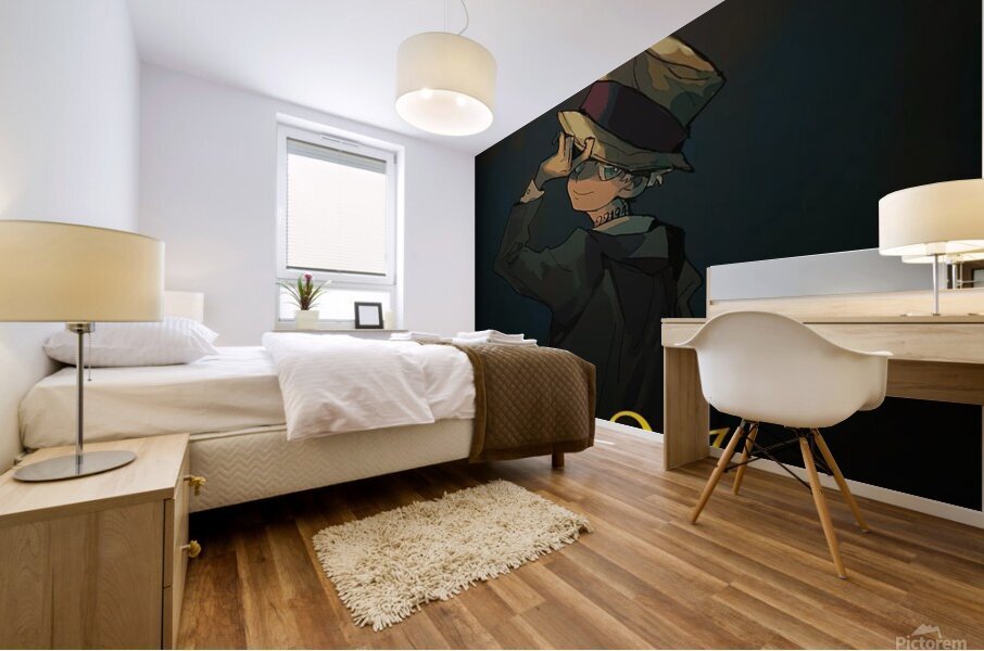 the promised neverland Mural print