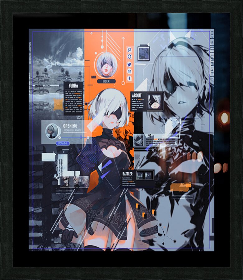 NieR Automata Picture Frame print