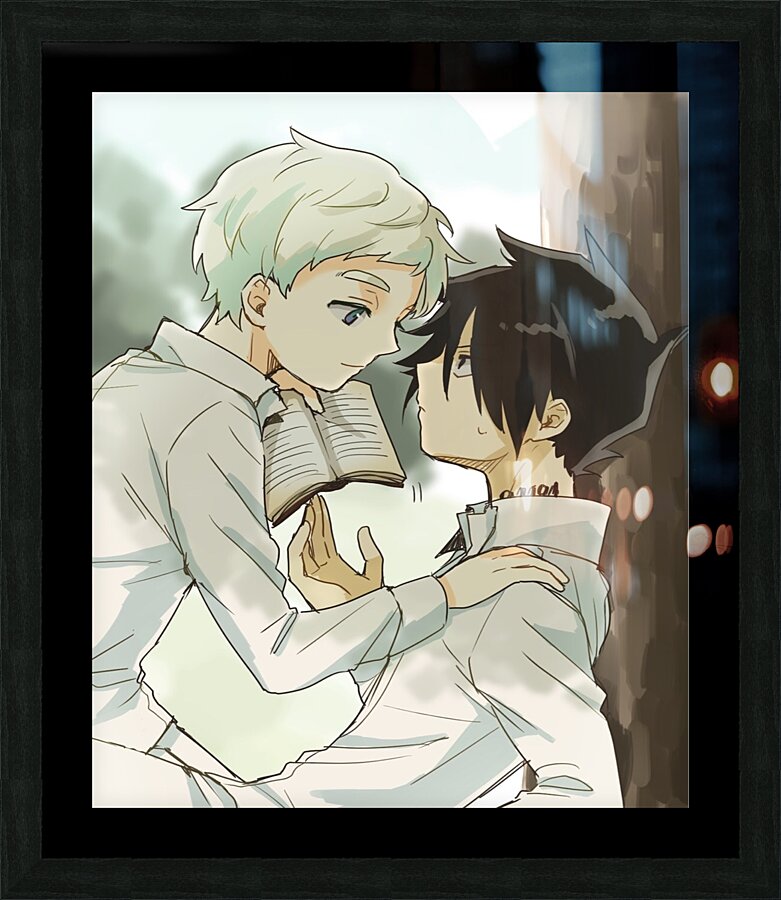 the promised neverland Picture Frame print