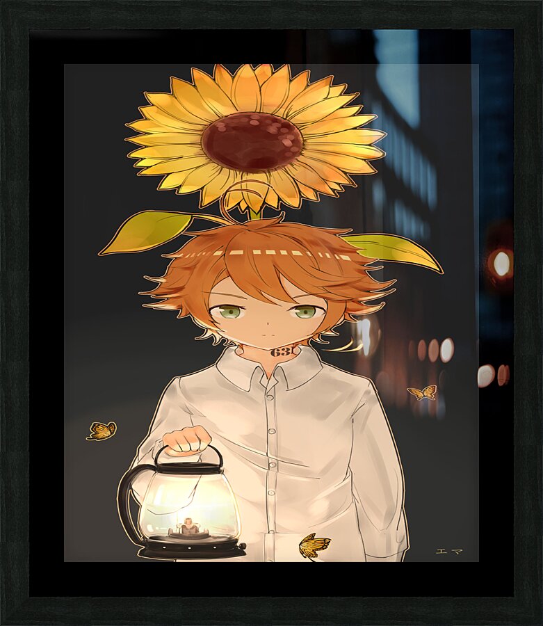 the promised neverland Picture Frame print