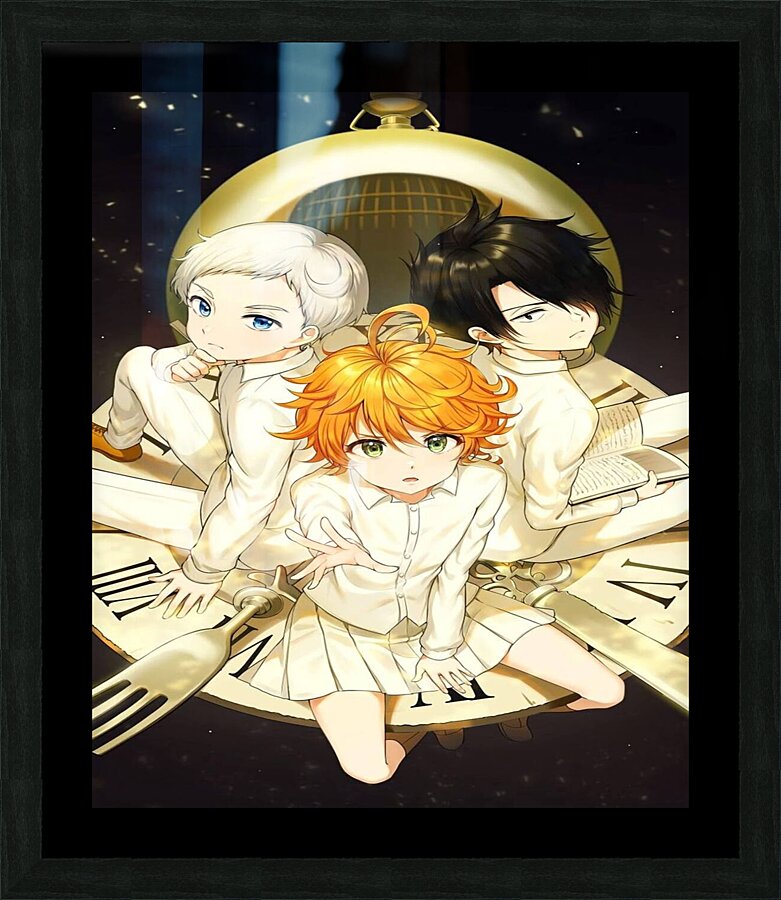 the promised neverland Picture Frame print