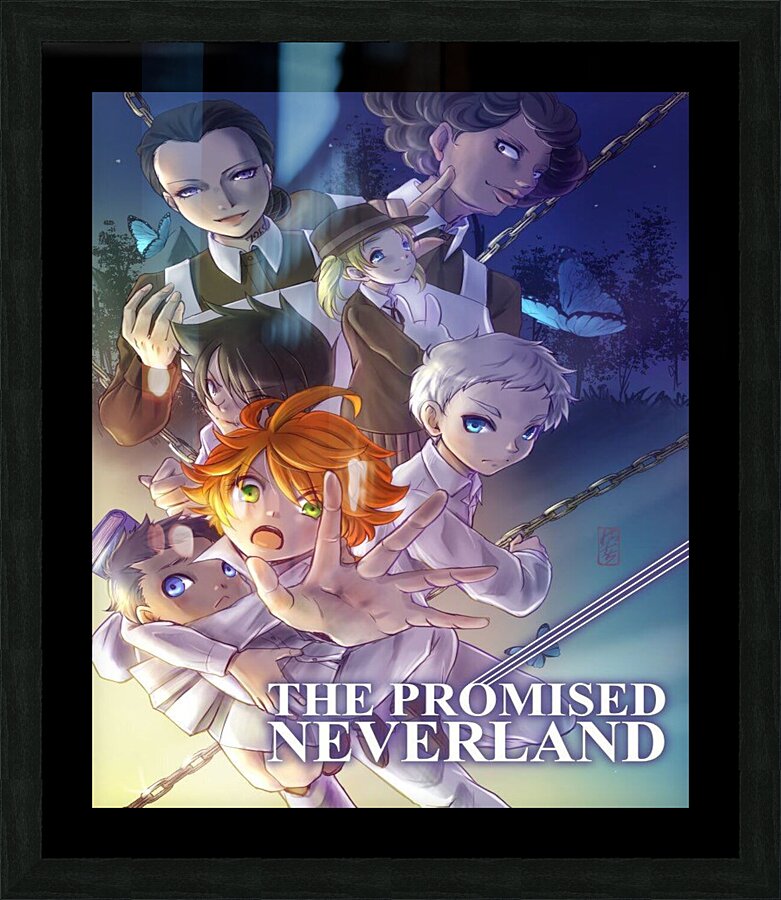 the promised neverland Picture Frame print