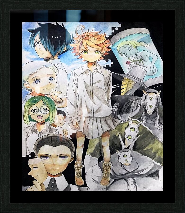 the promised neverland Picture Frame print