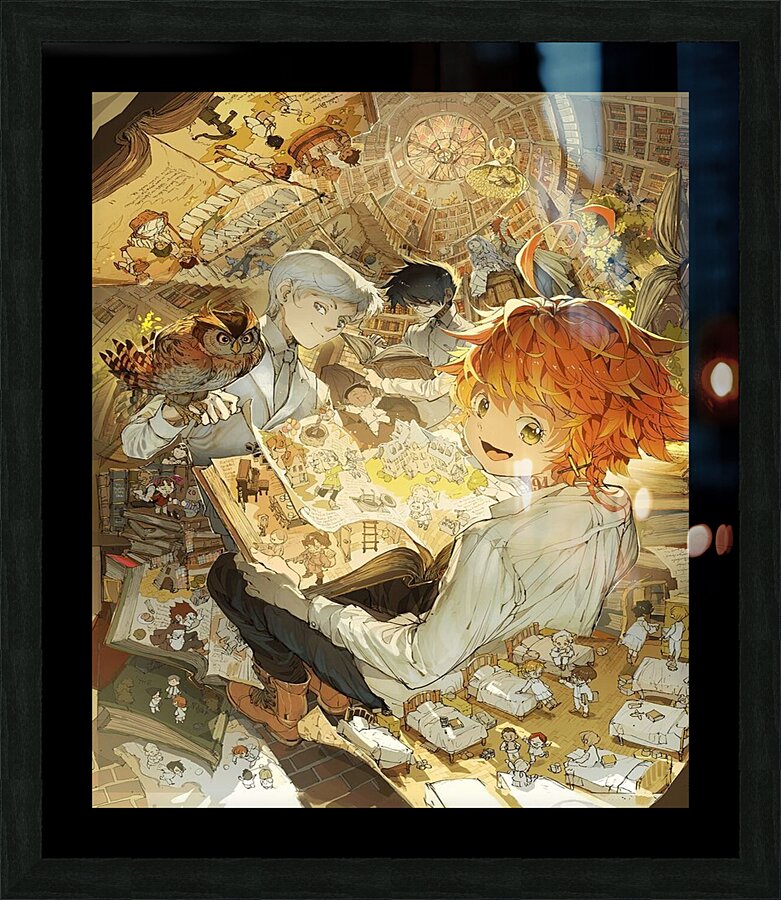 the promised neverland Picture Frame print