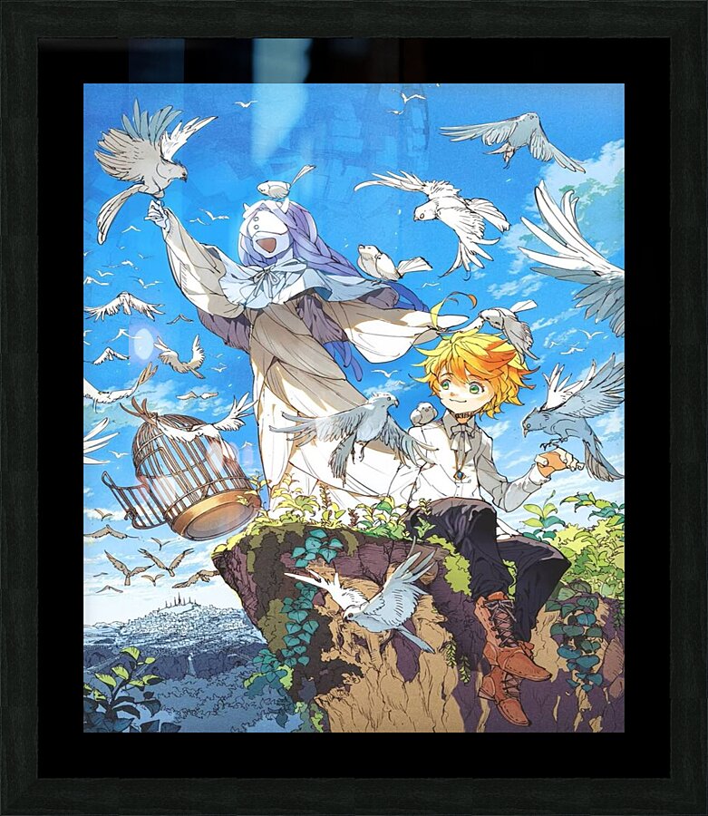 the promised neverland Picture Frame print