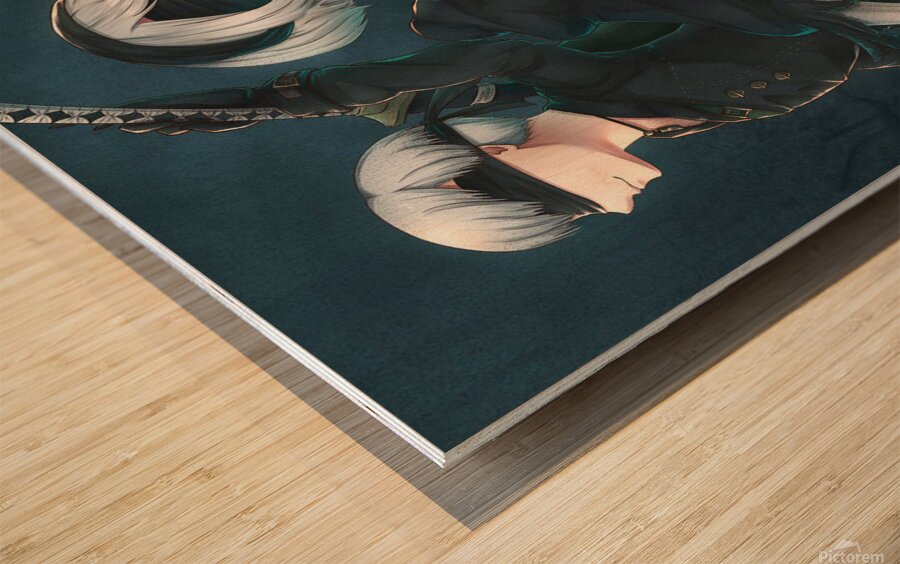 NieR Automata Wood print