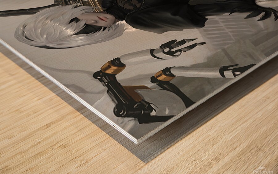 NieR Automata Wood print
