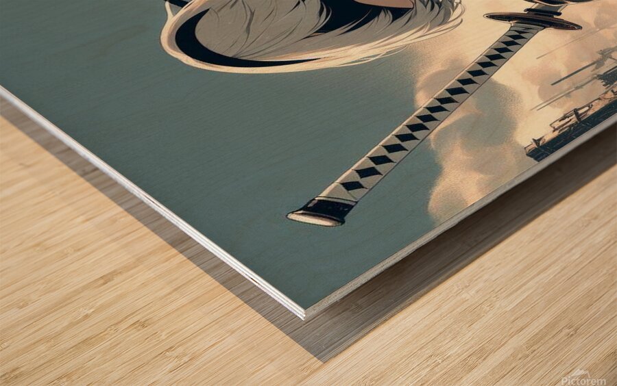 NieR Automata Wood print