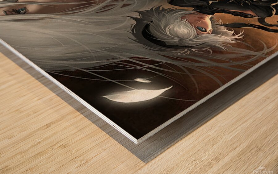 NieR Automata Wood print