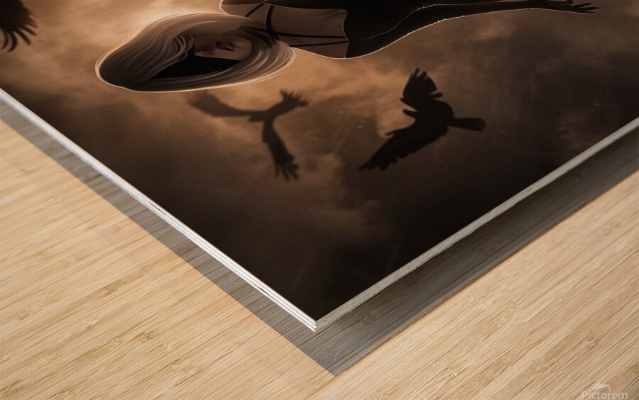 NieR Automata Wood print
