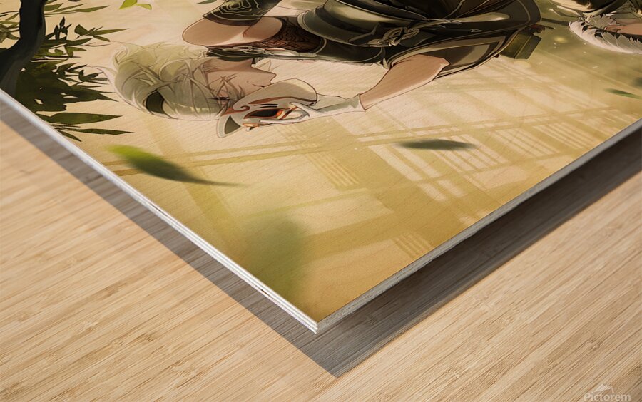 NieR Automata Wood print