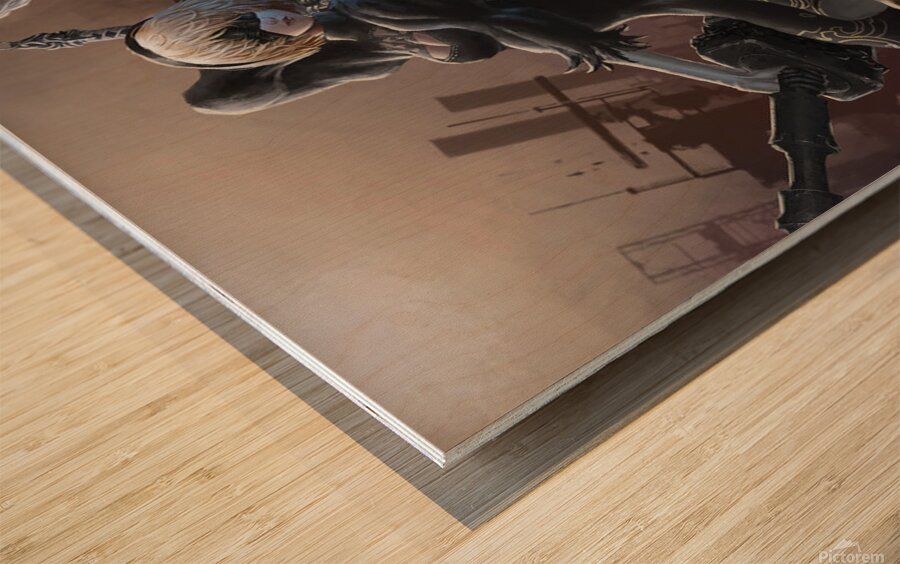 NieR Automata Wood print