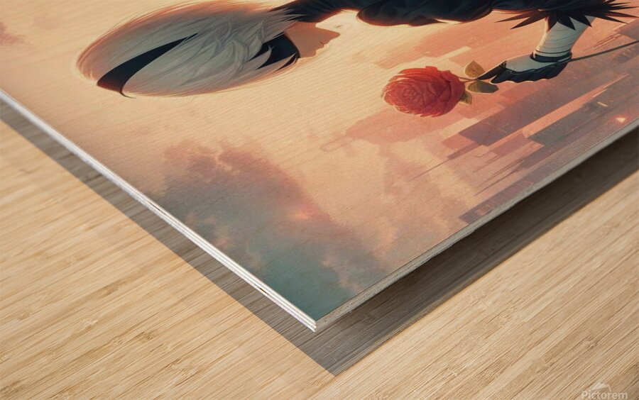 NieR Automata Wood print