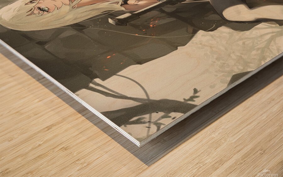 NieR Automata Wood print