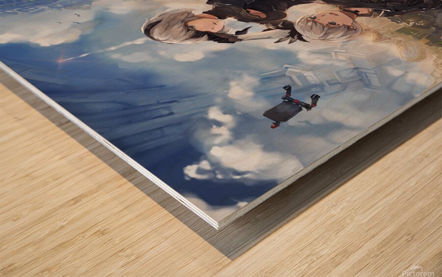 NieR Automata Wood print
