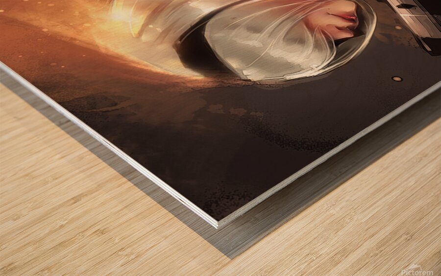 NieR Automata Wood print
