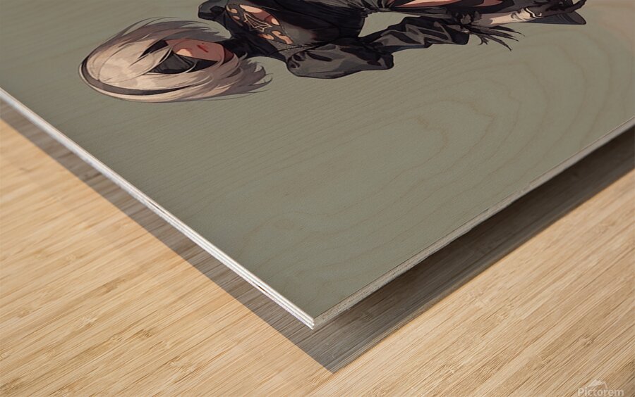NieR Automata Wood print