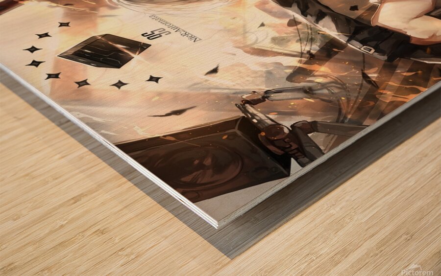 NieR Automata Wood print