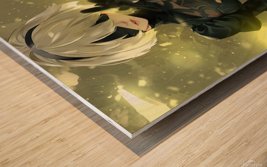 NieR Automata Wood print