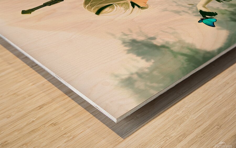 NieR Automata Wood print