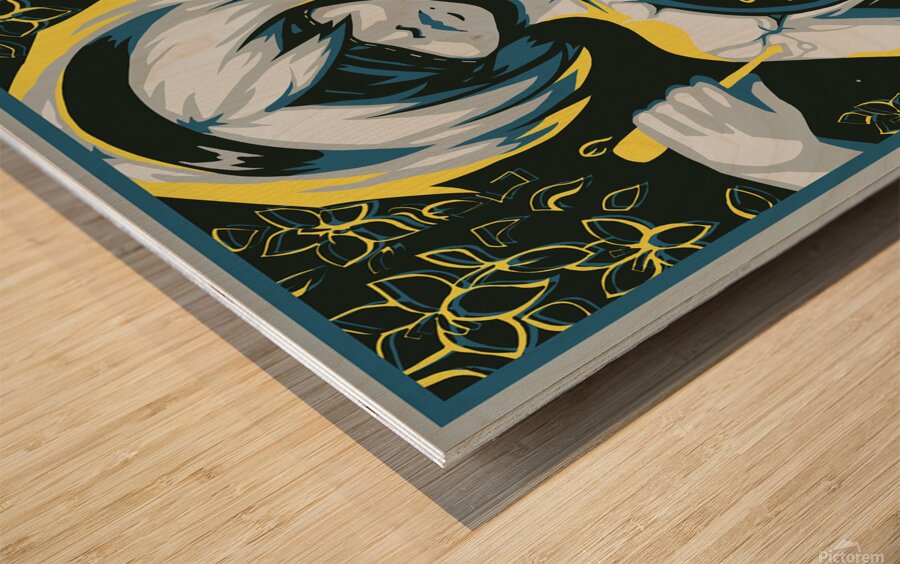 NieR Automata Wood print