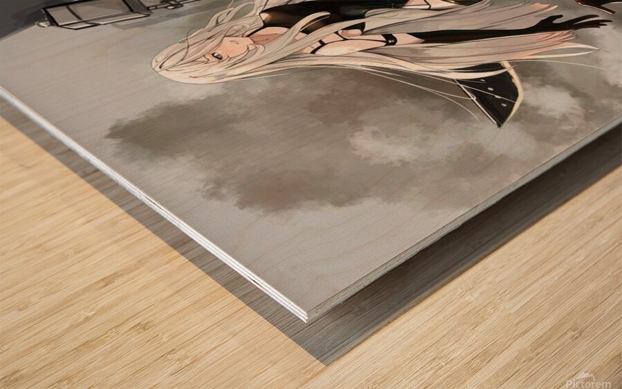 NieR Automata Wood print